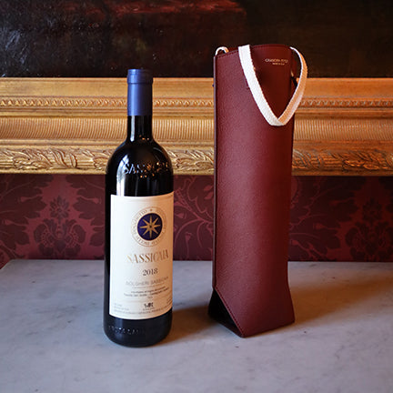 Wine Bag Vegan Leather Chandra Keyser Sustainable Holiday Gift