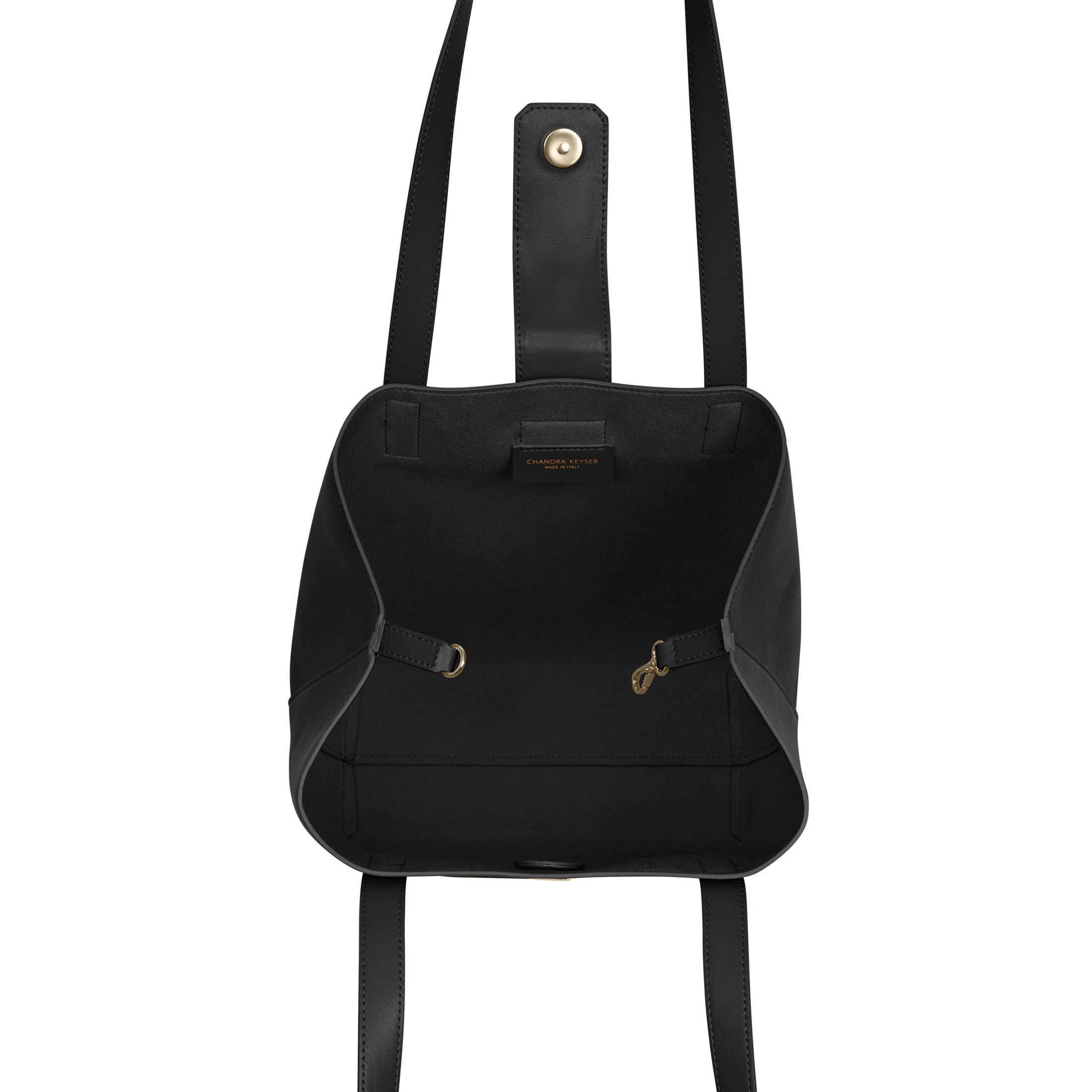 Chandra Keyser La Borsa Bucket Bag. Sustainably made in Italy.  Luxury Brand