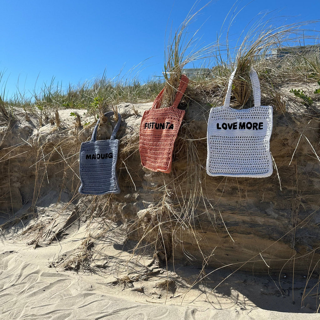 Knit Tote Summer Beach Bag